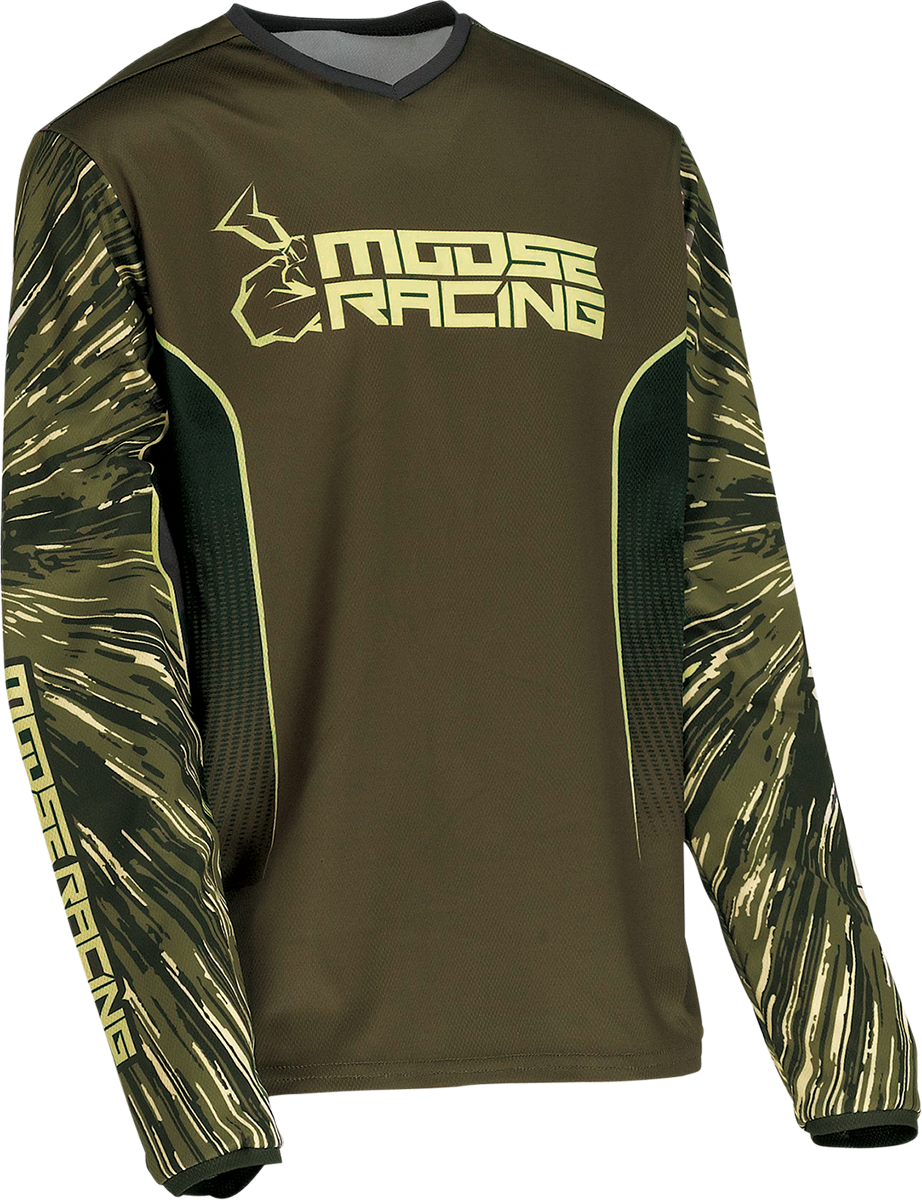 Детска блуза MOOSE RACING AGROID OLIVE/TAN
