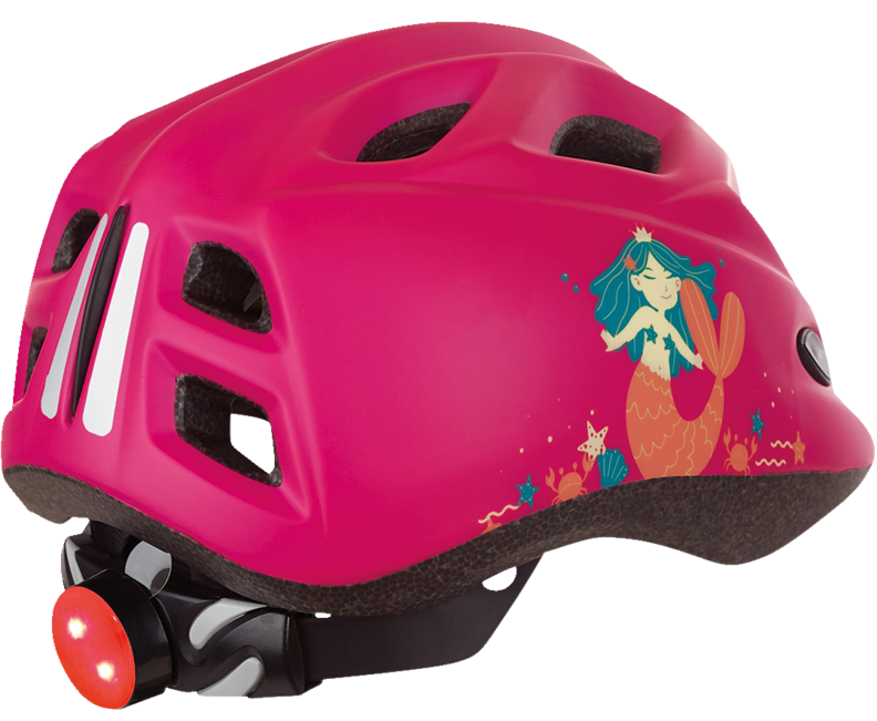 Детска вело каска POLISPORT SPACESHIP PINK
