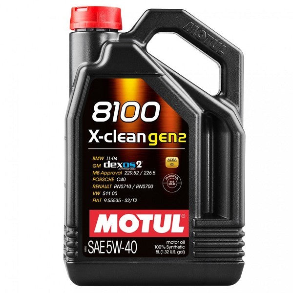 MOTUL 8100 X-CLEAN GEN2 5W40-5L