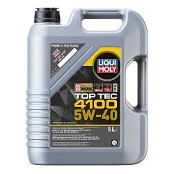 Масло 100% синтетично TOP TEC 4100 5W40 - 5L автомобилно масло LIQUI MOLY