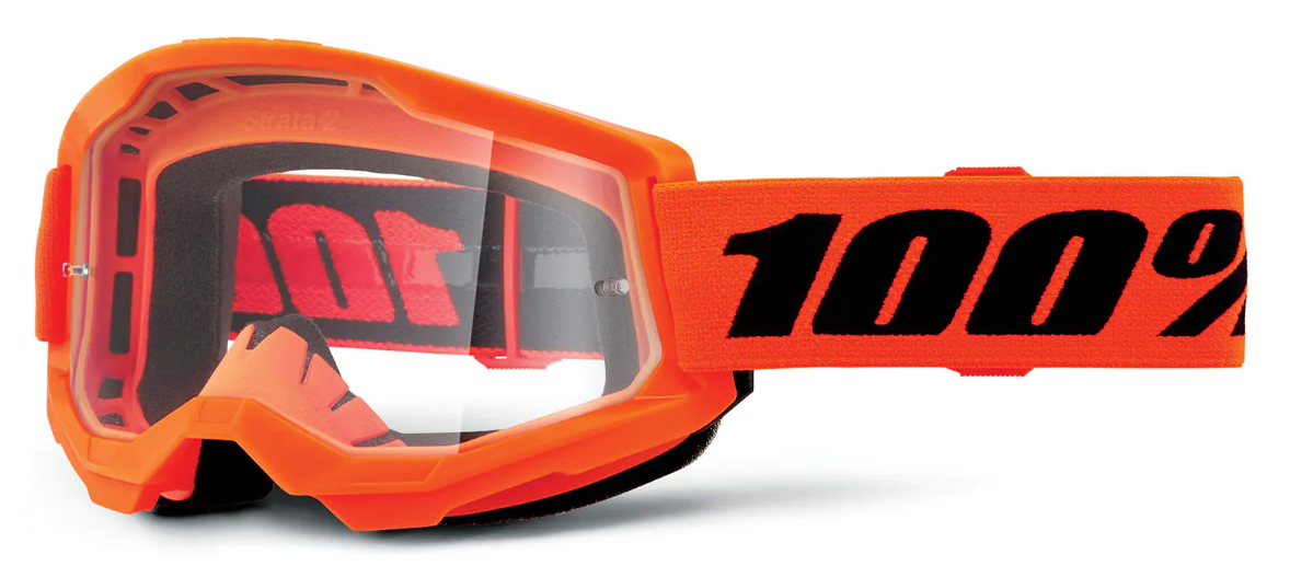 Мотокрос очила 100% STRATA2 NEON ORANGE 24