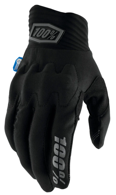 Мотокрос ръкавици 100% COGNITO SMART SHOCK BLACK