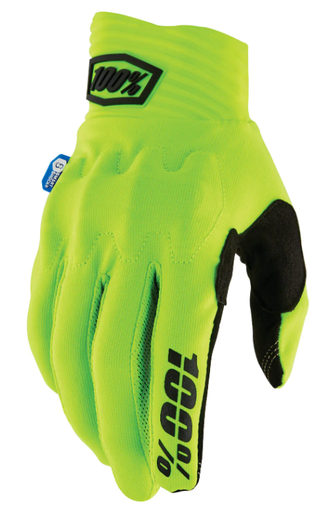 Мотокрос ръкавици 100% COGNITO SMART SHOCK FLUO YELLOW