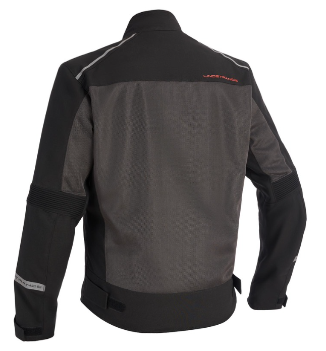 Текстилно мото яке Lindstrands Delsbo Black Grey