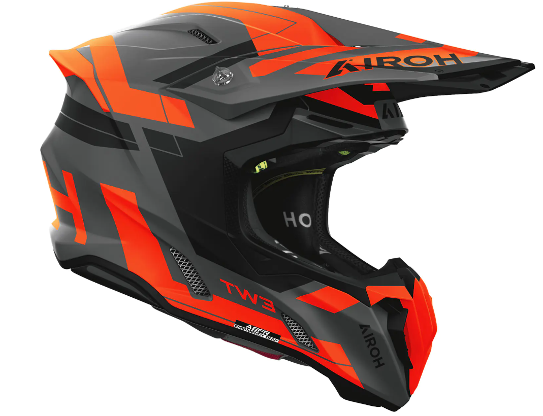Мотокрос каска AIROH TWIST 3 DYNASTY ORANGE MATT