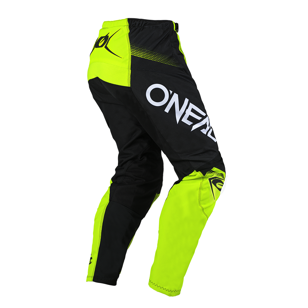 Мотокрос брич O'NEAL ELEMENT RACEWEAR BLACK/NEON YELLOW V.25