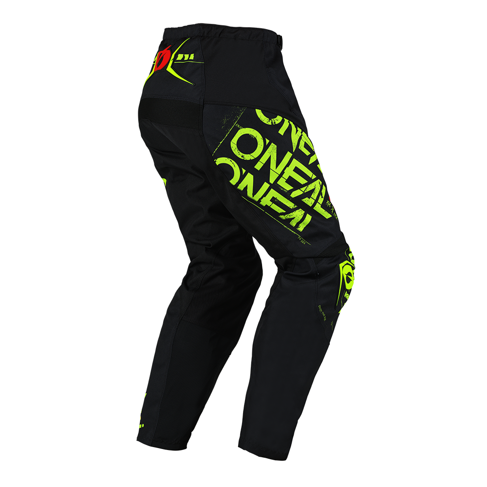 Мотокрос брич O'NEAL ELEMENT STATIC BLACK/NEON YELLOW V.25