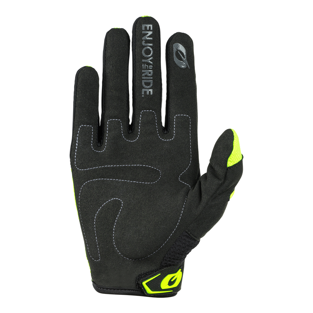 Детски мотокрос ръкавици O'NEAL ELEMENT RACEWEAR BLACK/NEON YELLOW V.24