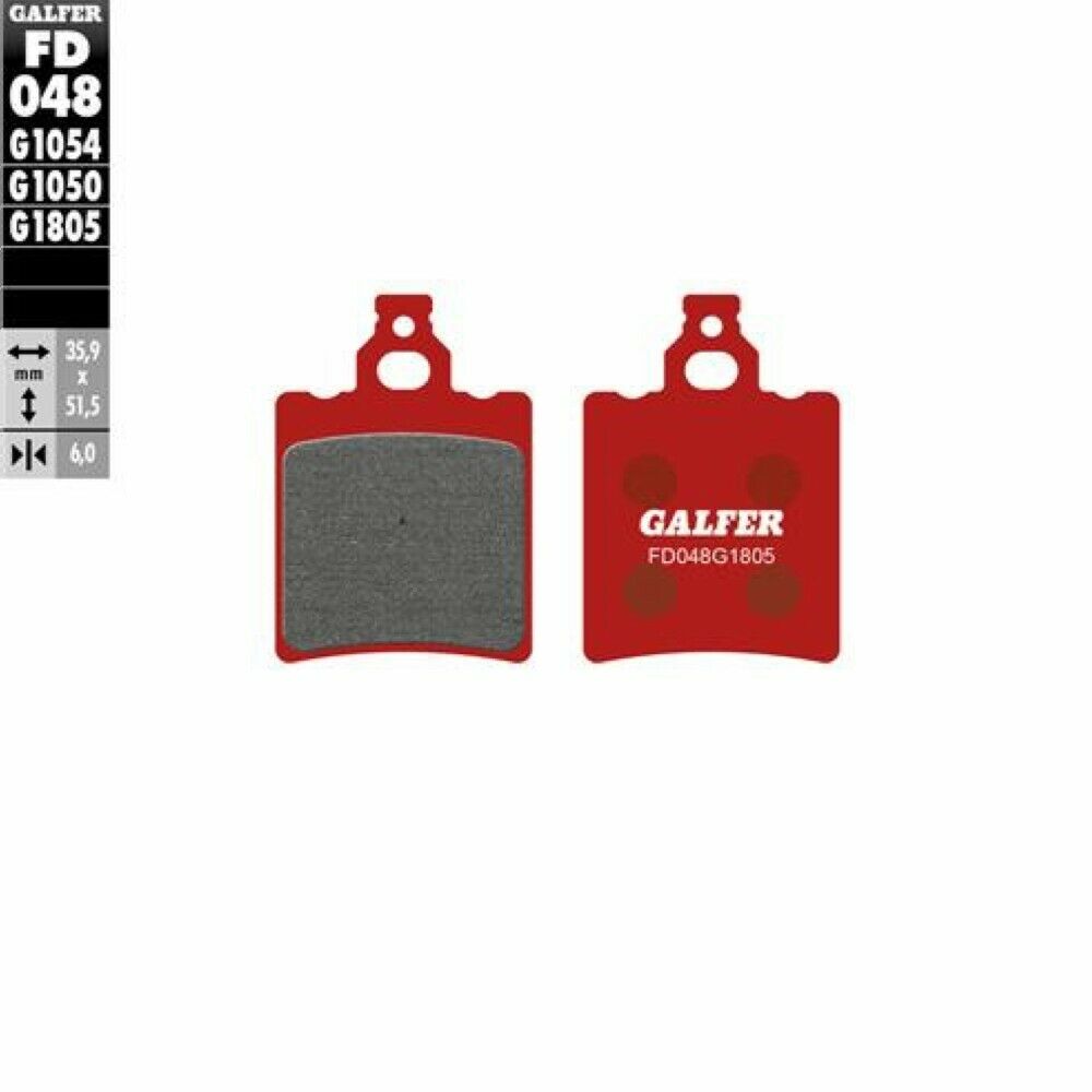 Предни/Задни мото накладки Galfer TRIAL TOP FD048G1805