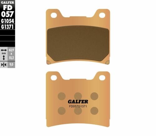 Предни/Задни мото накладки Galfer SINTERED COMPOUND FD057G1371