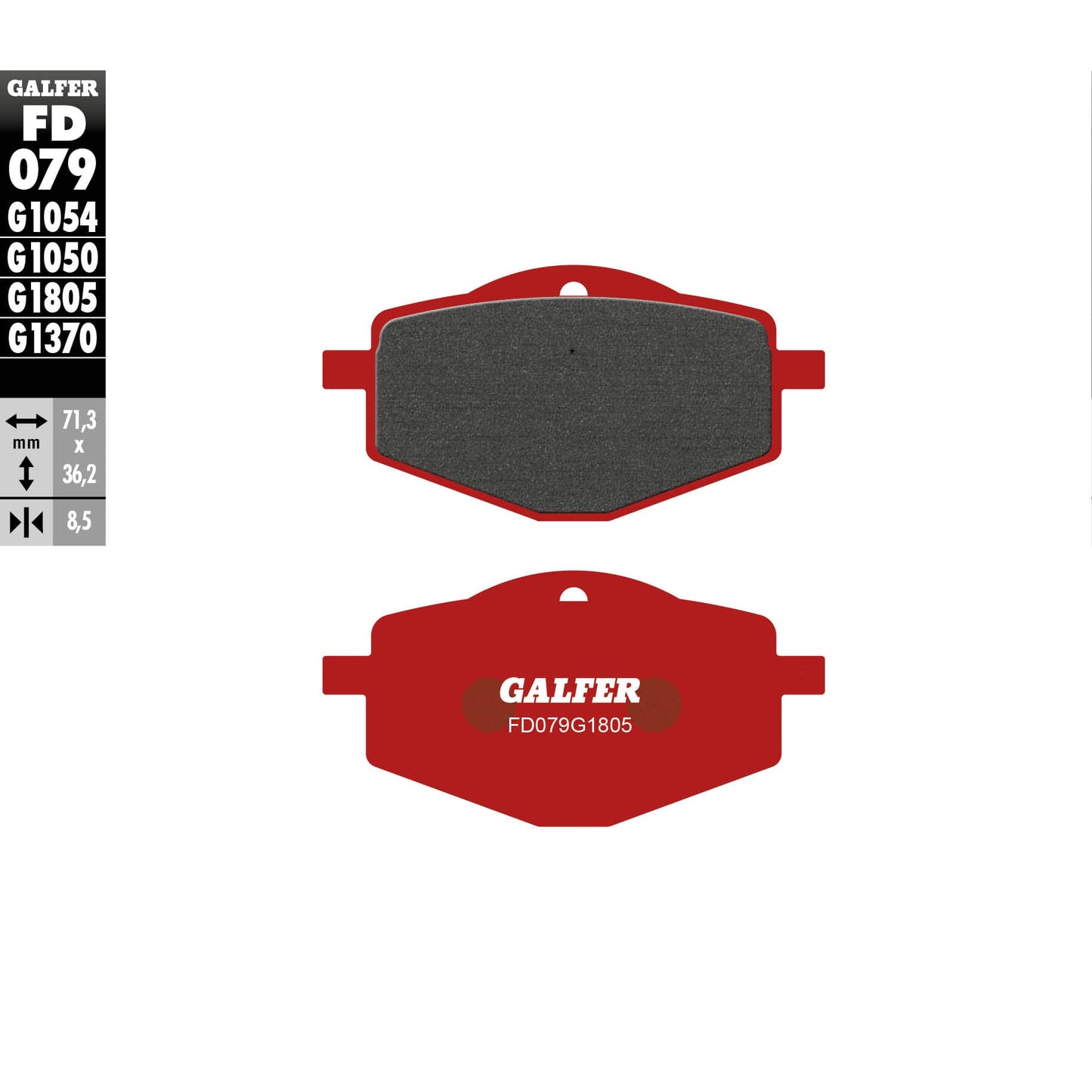 Предни/Задни мото накладки Galfer TRIAL TOP FD079G1805