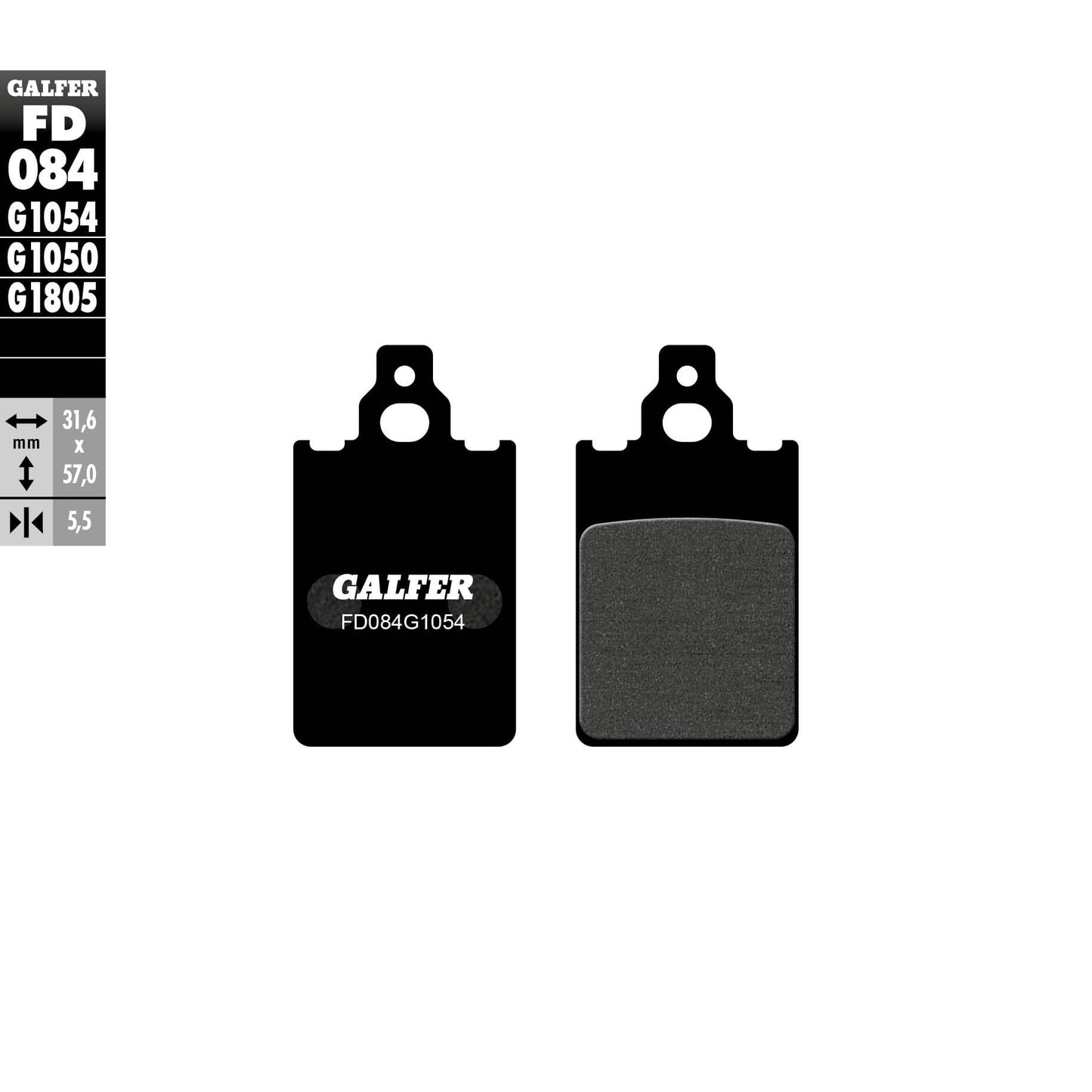 Предни/Задни мото накладки Galfer SEMI METAL FD084G1054
