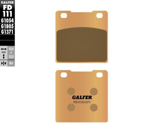 Задни мото накладки Galfer SINTERED COMPOUND FD111G1371