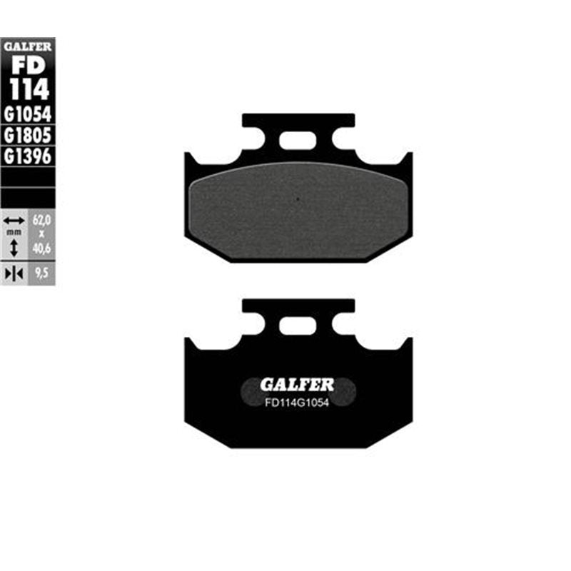 Задни мото накладки Galfer SEMI METAL FD114G1054