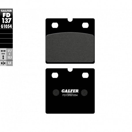 Предни мото накладки Galfer SEMI METAL FD137G1054