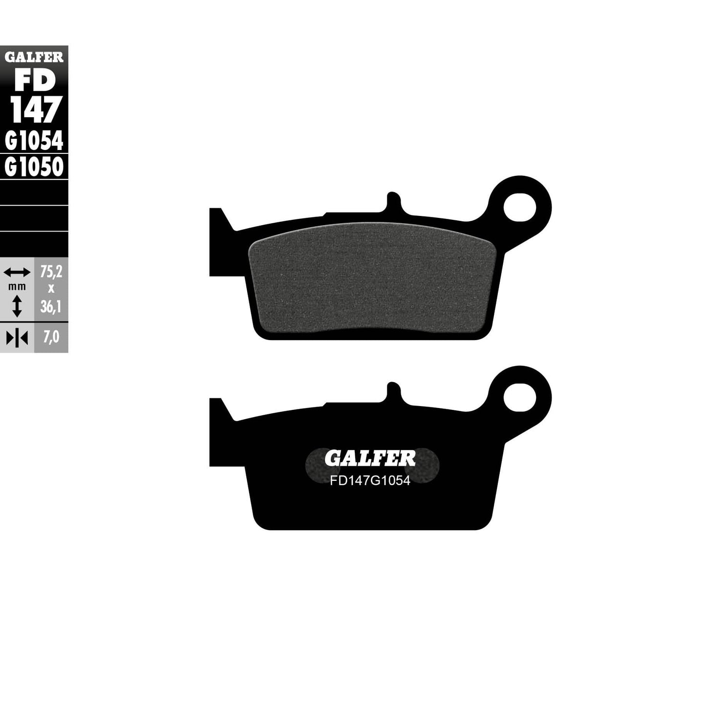 Предни мото накладки Galfer SEMI METAL FD147G1054