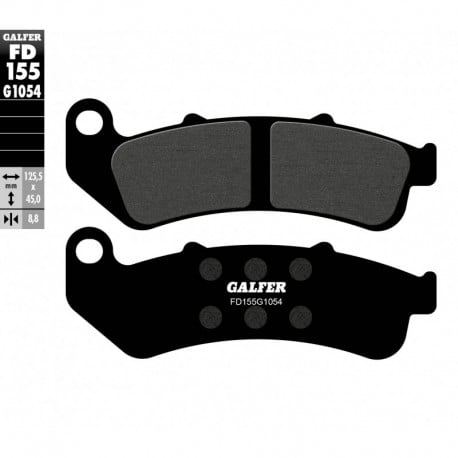 Предни/Задни мото накладки Galfer SEMI METAL FD155G1054