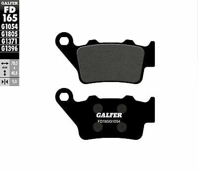 Задни мото накладки Galfer SEMI METAL FD165G1054