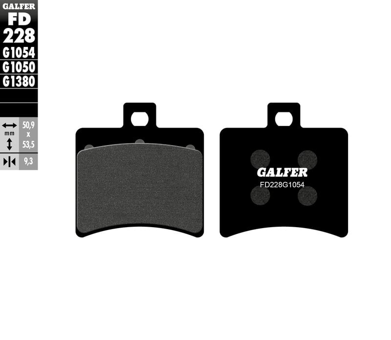 Задни мото накладки Galfer SEMI METAL FD228G1054