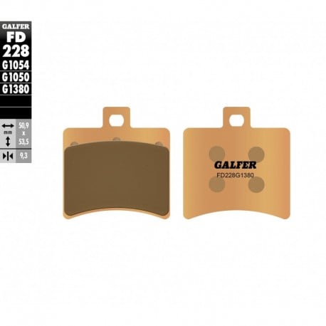 Задни мото накладки Galfer SINTERED SCOOTER FD228G1380