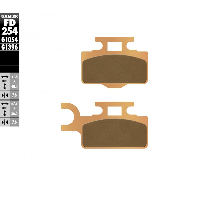 Предни мото накладки Galfer SINTERED FD254G1396
