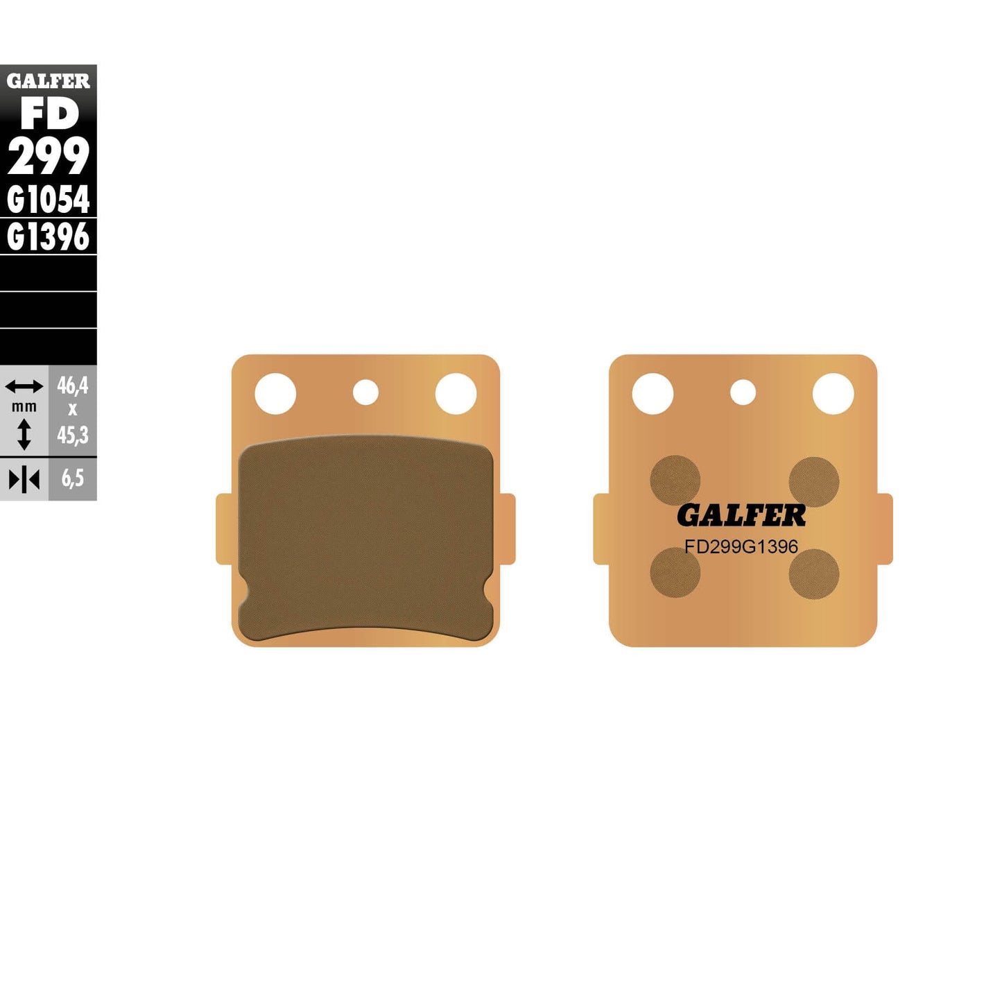 Задни мото накладки Galfer SINTERED FD299G1396