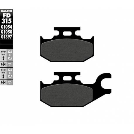 Предни/Задни мото накладки Galfer SEMI METAL FD315G1054