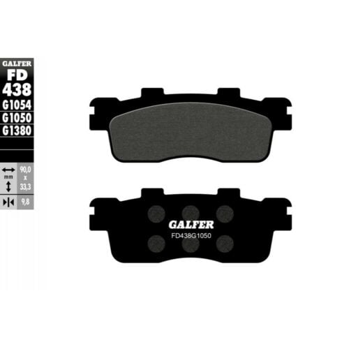 Задни мото накладки Galfer SCOOTER FD438G1050