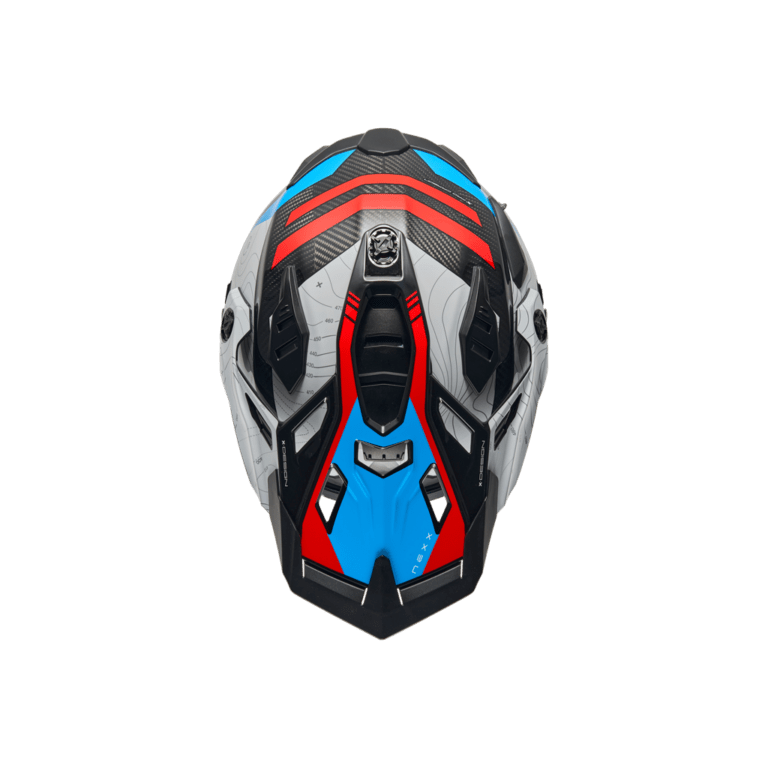 Адвенчър каска NEXX X.WED3 FURKA RED/BLUE