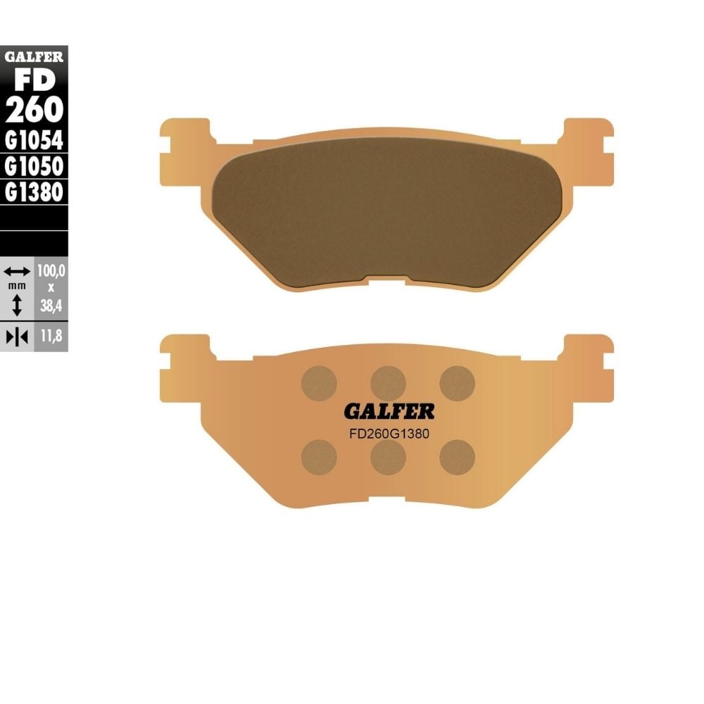 Задни мото накладки Galfer SINTERED SCOOTER COMPOUND FD260G1380