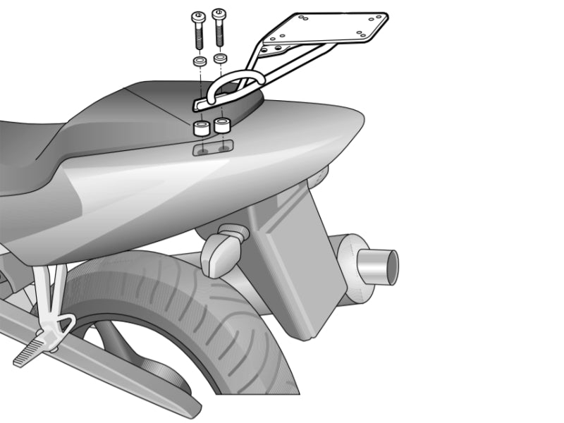 Монтажен комплект за куфари SHAD TOP MASTER HONDA CBR 600´01
