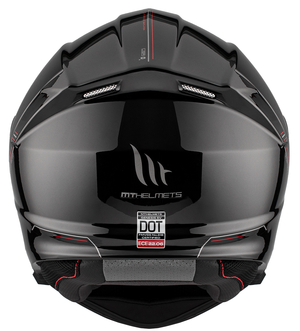Отваряема каска MT GENESIS A1 GLOSS BLACK