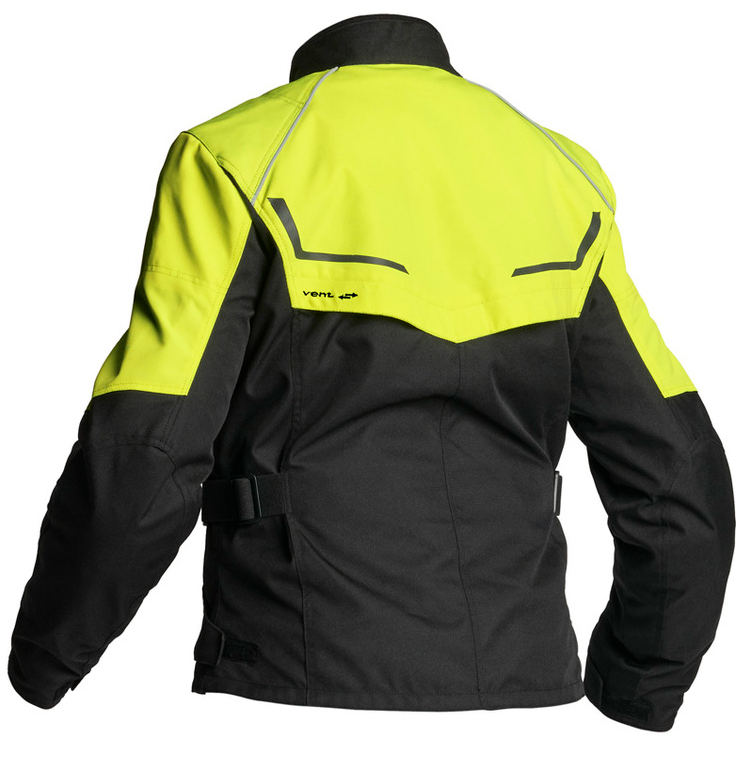 Дамско текстилно мото яке Lindstrands Halden Black/Yellow