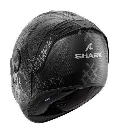 Каска SHARK SPARTAN RS CARBON SHIEVER МАТ BLACK/GREY