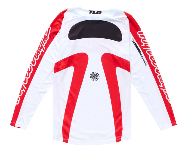 Мотокрос джърси TROY LEE DESIGNS GP Pro Frames Jersey - White/Red