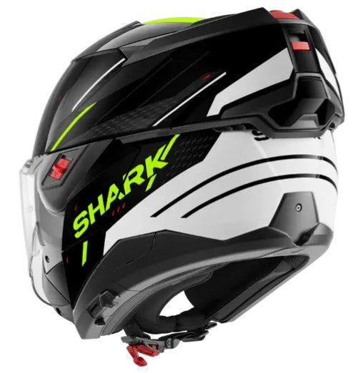Модуларна каска SHARK OXO RYDGER Black White Yellow