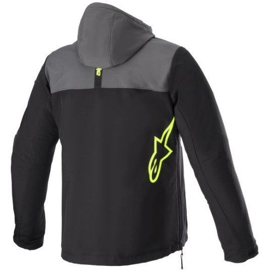 Мото яке ALPINESTARS SHERPA HOODIE BLACK/GREY/FLUO