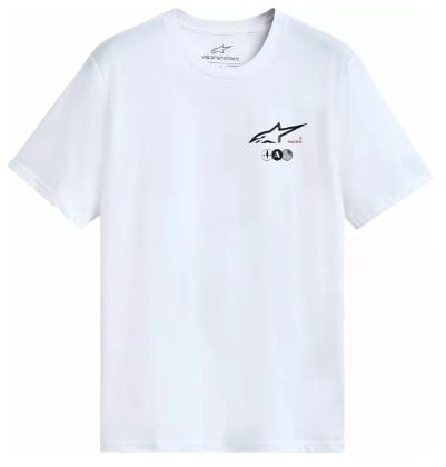 Тениска ALPINESTARS CSF ASYM WHT