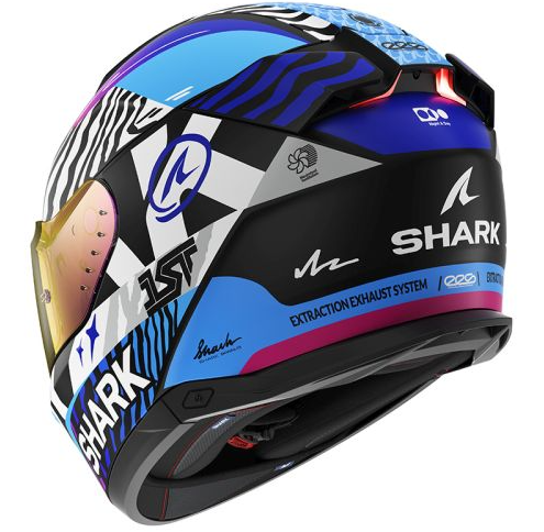 Каска SHARK SKWAL i3 SPEED-FANCY BLACK/BLUE/PURPLE