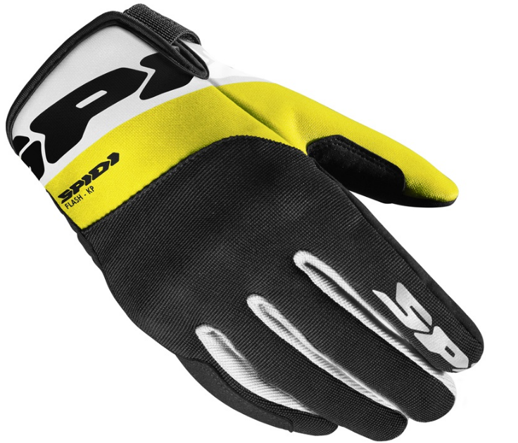 Текстилни мото ръкавици SPIDI Flash-KP Tex Yellow fluo