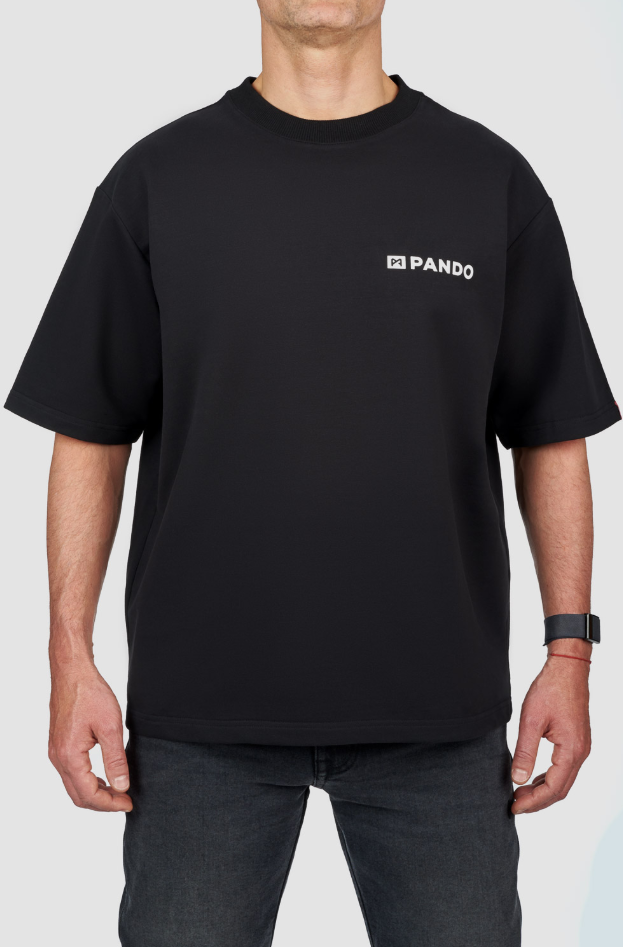 Тениска PANDO MOTO LUKE DON’T DIE BLACK – Oversized