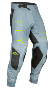 Мотокрос брич FLY RACING Evolution DST -Ice Grey/Charcoal/Neon Green