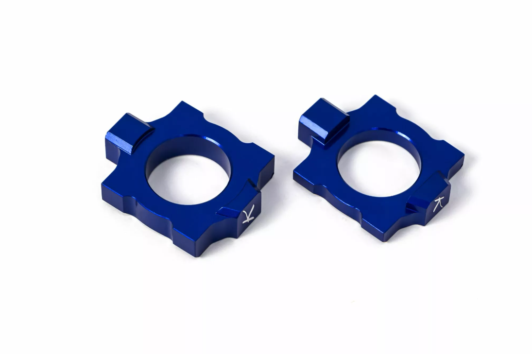 Блок втулка за задна ос KITE AXLE BLOCK KAWASAKI BLUE