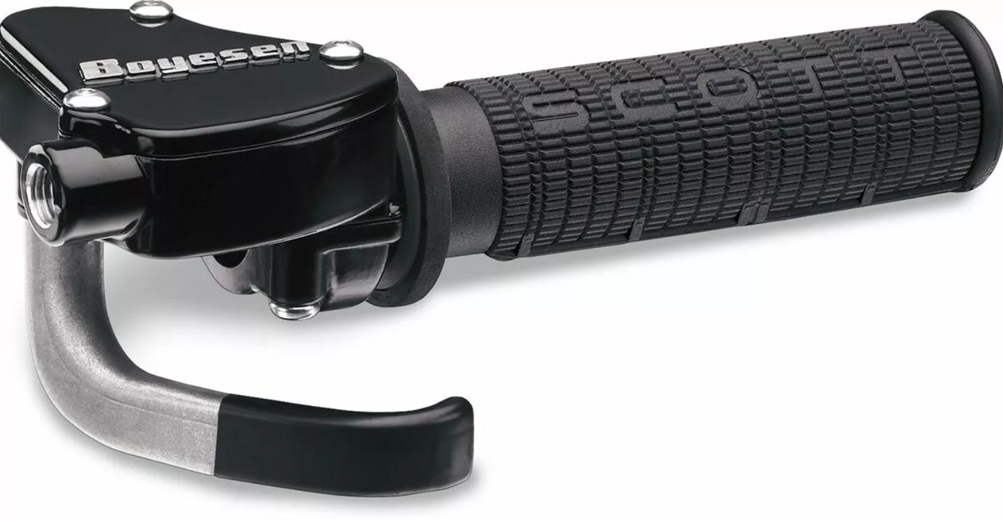 Ръкохватки BOYESEN GRIP REPLACEMENT SHOKOUT Black