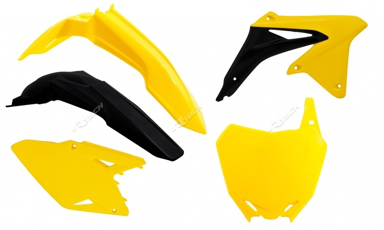 Комплект пластмаси RACETECH Plastic Kit OEM Colour (14-16) Yellow/Black Suzuki RM-Z450 08-17