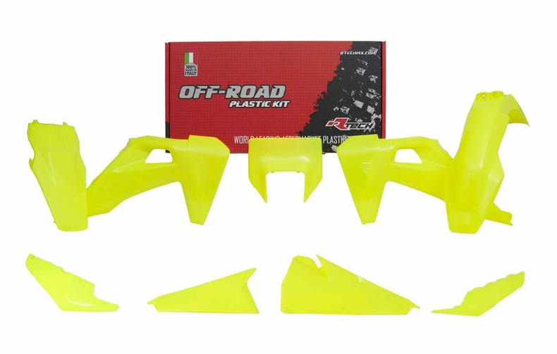 Комплект пластмаси RACETECH Plastic Kit Neon Yellow Husqvarna 2020