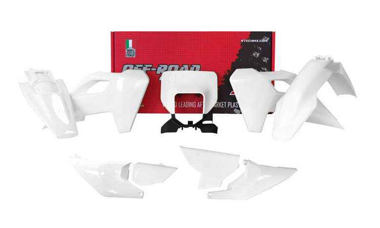 Комплект пластмаси RACETECH Plastic Kit 7 pcs Husqvarna 2024 (White)
