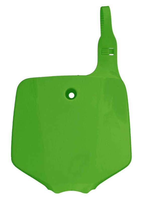 Табела за номер RACETECH Front Plate Green Kawasaki KX65 00-24