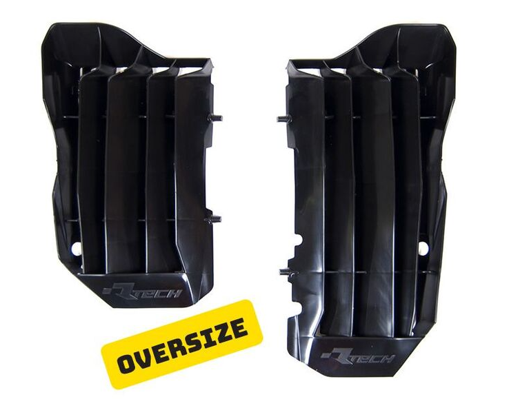 Предпазители за радиатор RACETECH Oversize Radiator Cover CRF 450R/RX 17-20 (Black)