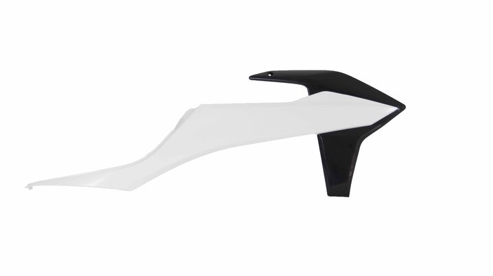 Пластмасови капаци за радиатор RACETECH Radiator Cover KTM 20-23 (White/Black)
